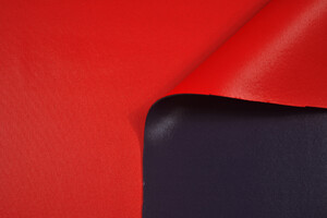 Neoprene leggero bi-foderato nero rosso/viola 1,5 mm