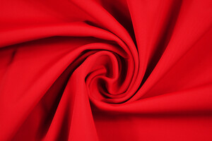 Tessuto accoppiato 2mm idrorepellente rosso/pile nero