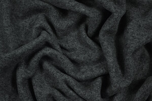 Pile cotone e lana grigio scuro