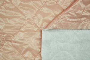 Trapuntato idrorepellente ripstop rosa antico chiaro