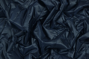 Trapuntato idrorepellente ripstop blu double face