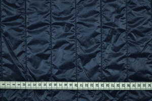 Trapuntato idrorepellente ripstop blu double face