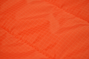 Trapuntato idrorepellente ripstop arancione double face