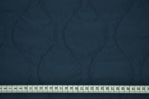 Trapuntato blu opaco idrorepellente double face