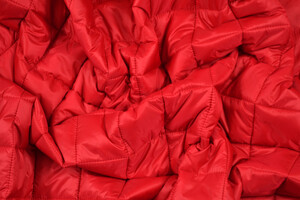 Trapuntato idrorepellente double face rosso/grigio