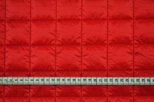 Trapuntato idrorepellente double face rosso/grigio