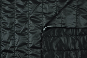 Trapuntato idrorepellente ripstop nero double face