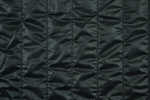 Trapuntato idrorepellente ripstop nero double face