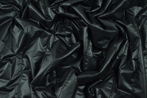 Trapuntato idrorepellente ripstop nero double face