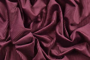 Velluto di cotone a coste 750 righe burgundy