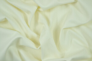 Drill pesante di cotone bianco panna