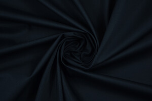 Twill di cotone stretch blu notte