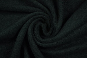 Maglia misto lana cardata nera