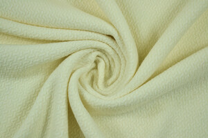 Misto lana trama grossa incrociata panna