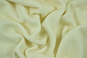 Misto lana trama grossa incrociata panna