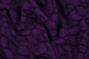 Lana cotta pura lana maculata viola