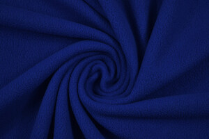 Tessuto Pile blu elettrico double face