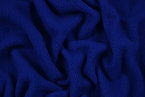 Tessuto Pile blu elettrico double face