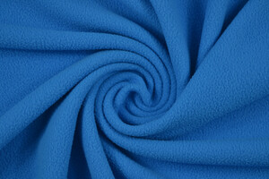 Tessuto Pile azzurro double face