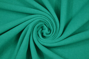 Tessuto Pile stretch verde giada