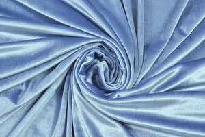 Ciniglia liscia azzurro fiordaliso