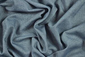 Caldo cotone oxford blu-bianco