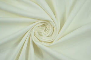 Panama di cotone bianco panna