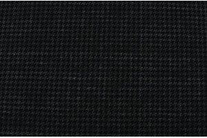 Lana cotta grigio scuro floccata pied de poule nero