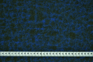 Lana cotta sottile pura lana screziata blu e nera