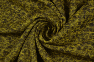 Lana cotta sottile pura lana screziata senape marrone