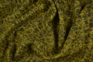 Lana cotta sottile pura lana screziata senape marrone