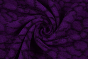 Lana cotta pura lana maculata viola