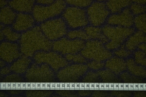 Lana cotta pura lana maculata verde oliva scuro