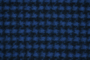 Lana cotta pied de poule nero e blu