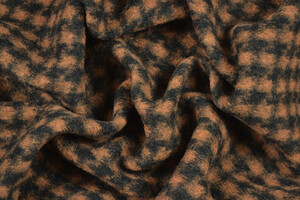 Lana cotta pied de poule caramello e testa di moro