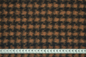 Lana cotta pied de poule caramello e testa di moro