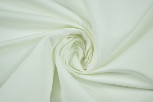 Gabardine in lino e cotone bianco