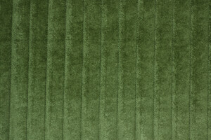 Trapuntato double face con ciniglia verde oliva