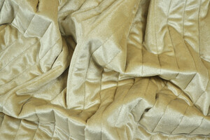 Trapuntato double face con ciniglia beige