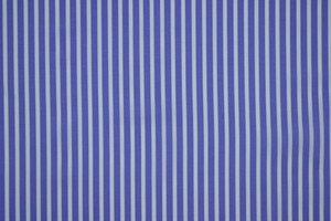 Popeline puro cotone camiceria a righe bianco e blu