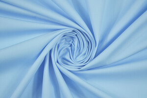 Popeline di puro cotone azzurro