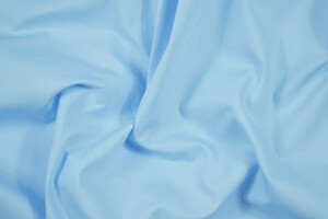 Popeline di puro cotone azzurro