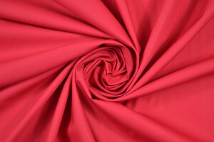 Popeline di cotone rosso ciliegia