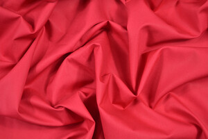 Popeline di cotone rosso ciliegia