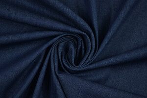 Denim morbido di cotone stretch blu