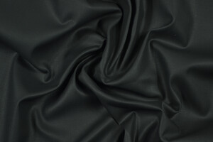 Denim nero di cotone stretch resinato