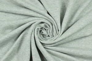 Felpa french terry grigio chiaro chiné