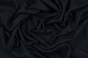 Maglina di lana bouclée blu notte