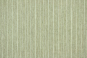 Puro lino beige a righe bianche in tinto filo