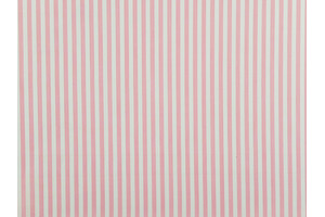 Popeline puro cotone a righe bianco e rosa tinto filo